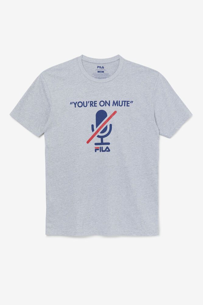 Fila Miesten Paidat You're On Mute Harmaat - ZOFS-61420